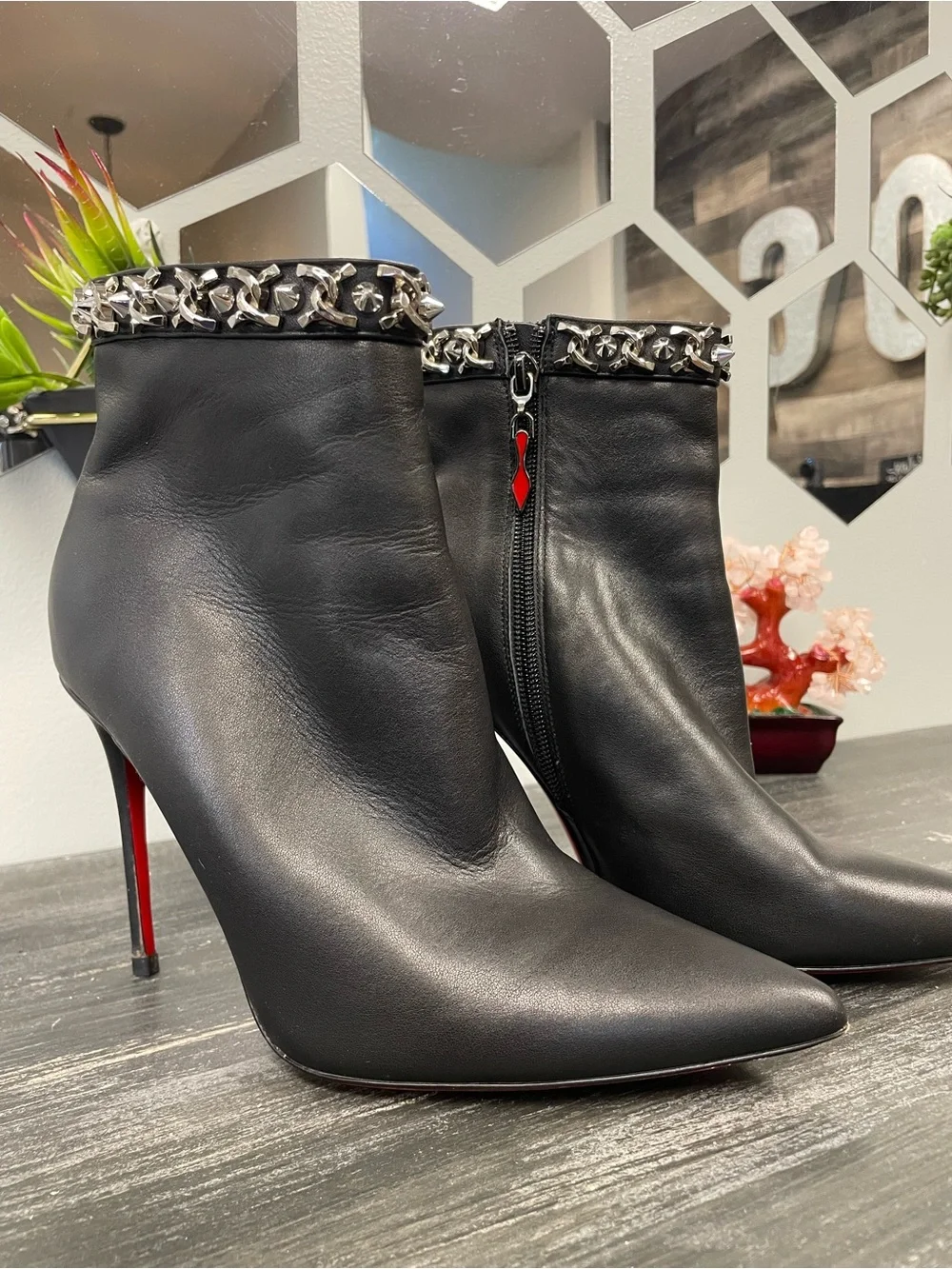 Christian Louboutin Booty 100 Booties-Size 39